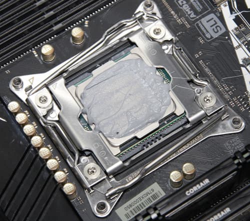 Arctic Freezer i32, распределение термопасты Arctic Freezer i32, распределение термопасты