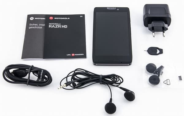 Комплект поставки Motorola XT925 Комплект поставки Motorola XT925