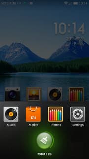 Интерфейс MIUI в Xiaomi Mi-Two