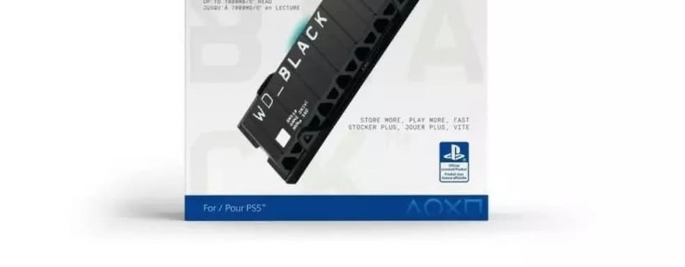 PS5 получит официально лицензированные диски от WD. Известны цены на SSD-диск для консоли