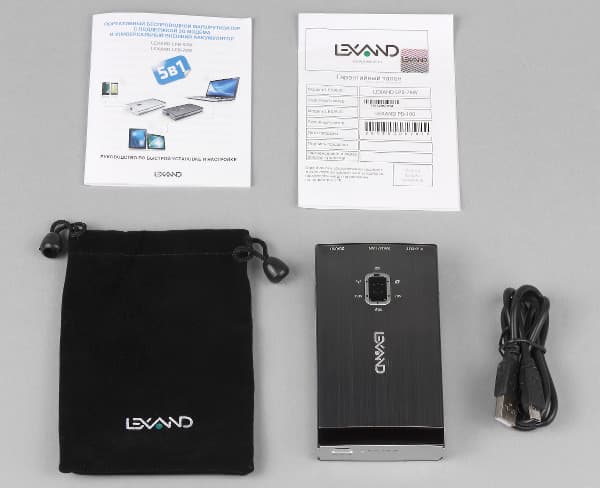 Комплект поставки Lexand LPB-78W Комплект поставки Lexand LPB-78W