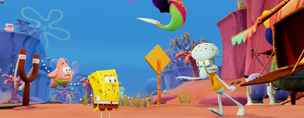 [Видео] Губка Боб и поедатель мозгов. Обзор SpongeBob SquarePants: The Cosmic Shake