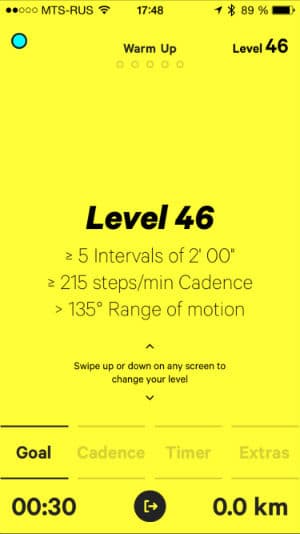 Скриншот приложения Moov Run & Walk Скриншот приложения Moov Run & Walk