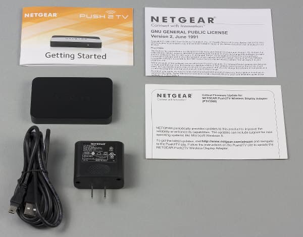 Комплект поставки Netgear Push2TV PTV3000