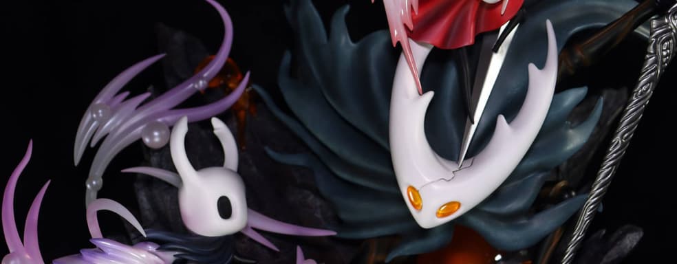 Битва с Полым рыцарем: 27abyss Studio выпустила статую Хорнет и Рыцаря из игры Hollow Knight