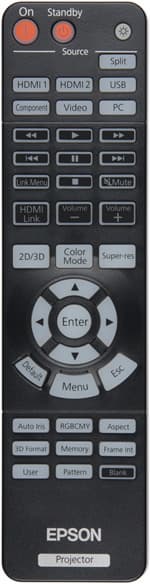 Проектор Epson EH-TW9100, пульт ДУ