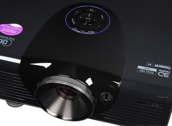 Проектор BenQ W7000, регулировки объектива