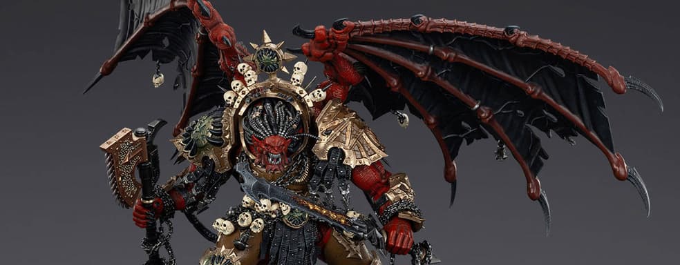 Демон-принц Кхорна на пороге: JoyToy открыла предзаказ на фигурку Ангрона из Warhammer 40,000