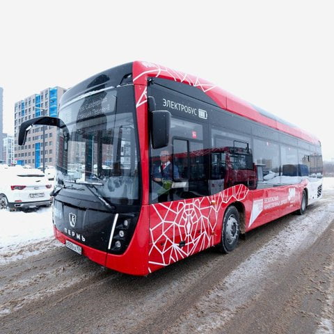 У жителей Перми - красные КАМАЗ-6282 вот с таким дизайном