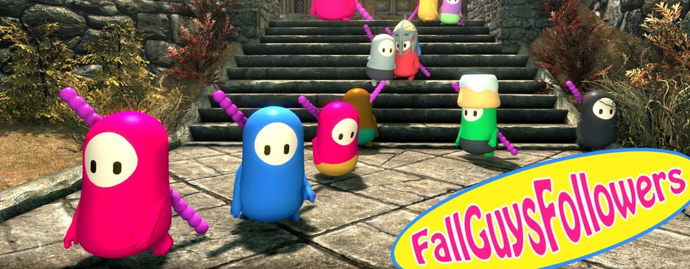 Fall Guys попали в Skyrim благодаря модификации