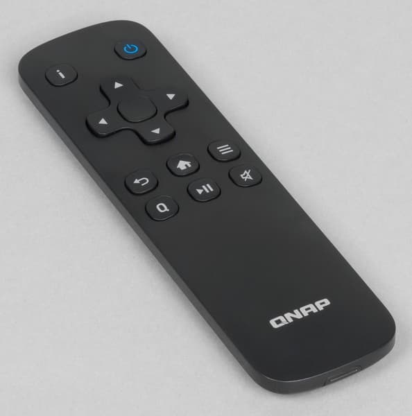 Внешний вид пульта ДУ QNAP TAS-168 Внешний вид пульта ДУ QNAP TAS-168
