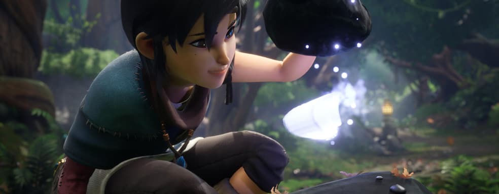 Девочка в лесу и лук — смотрим игровой процесс Kena: Bridge Of Spirits