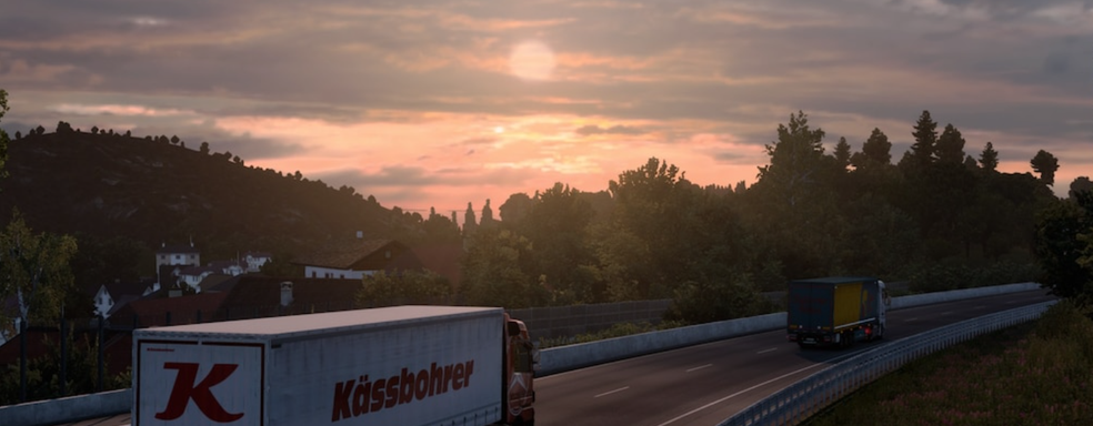 Trucks from Euro Truck Simulator 2 in reality. SCS Software showed a trip to the Bauma exhibition