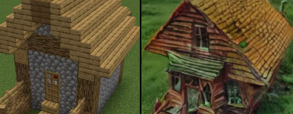 Блогер оживил постройки в Minecraft с помощью нейросети Stable Diffusion. Современные технологи для создания прекрасного