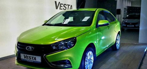 Седан LADA Vesta, старт продаж, 2015 год