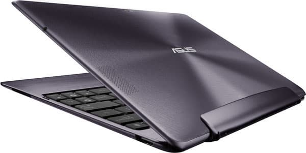 Вид сзади ASUS Eee Pad Transformer Prime с подключенной док-станцией