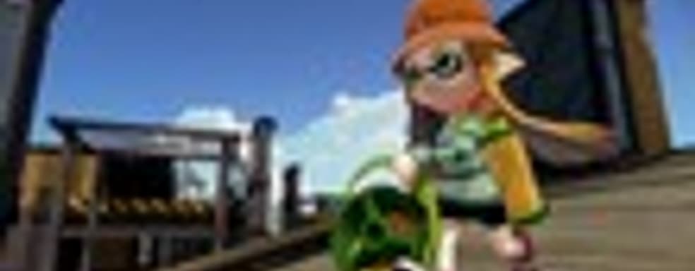 Новое оружие Tri-Slosher в Splatoon