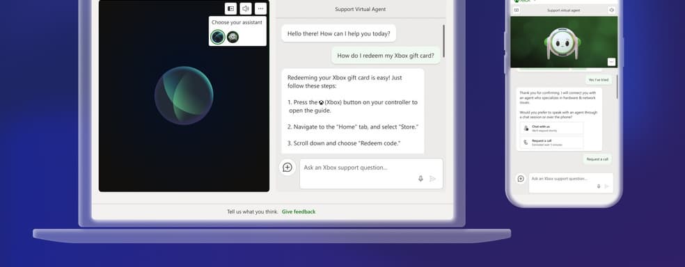Microsoft тестирует виртуального агента поддержки геймерам