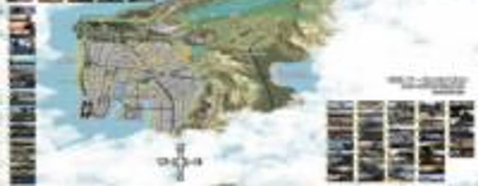 Fan-made карта игрового мира GTA V