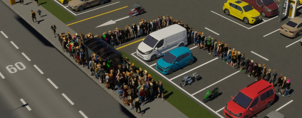 Пешеходы в Cities Skylines 2 уничтожили город. Игрок столкнулся с неадекватным поведением ИИ