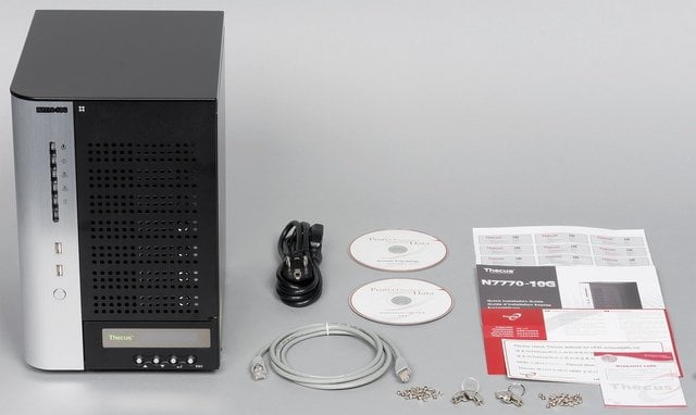 Комплект поставки сетевого накопителя Thecus N7770-10G