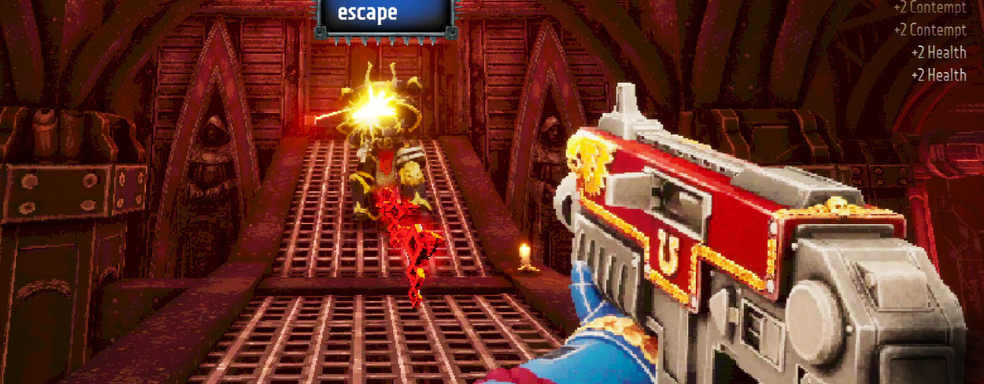 You Can Grab Warhammer 40,000: Boltgun Words of Vengeance for Free on Steam — A Shooter Where You Need to Quickly Type Words to Shoot