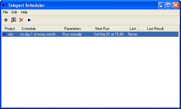 Планировщик Teleport Pro