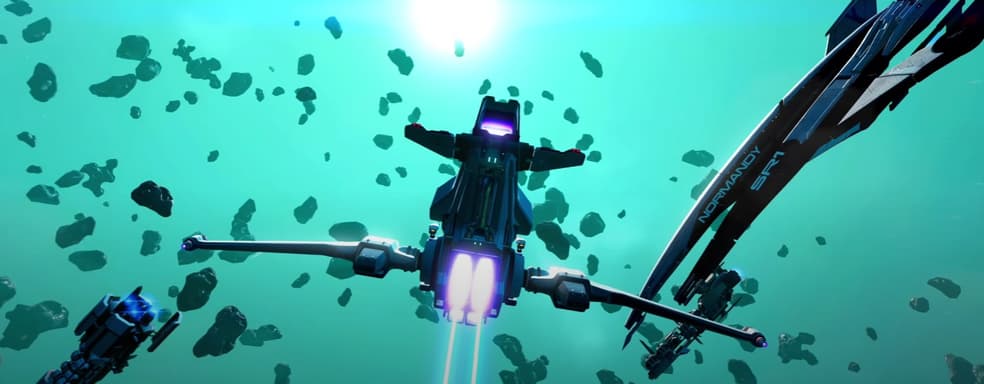 Корабль «Нормандия» из Mass Effect появился в No Man's Sky