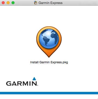 Скриншот приложения Garmin Express Скриншот приложения Garmin Express