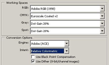 Управление цветом в Photoshop