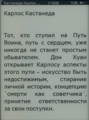 Prology Latitude I-601 - чтение