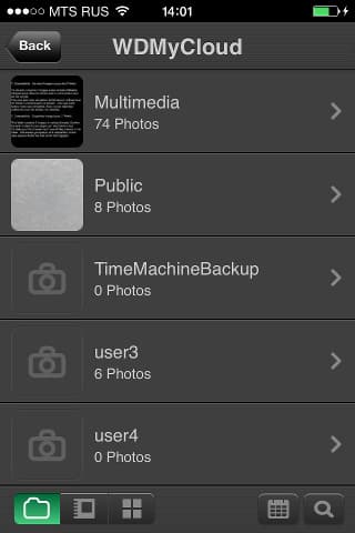 Утилита WD Photos в iOS Утилита WD Photos в iOS