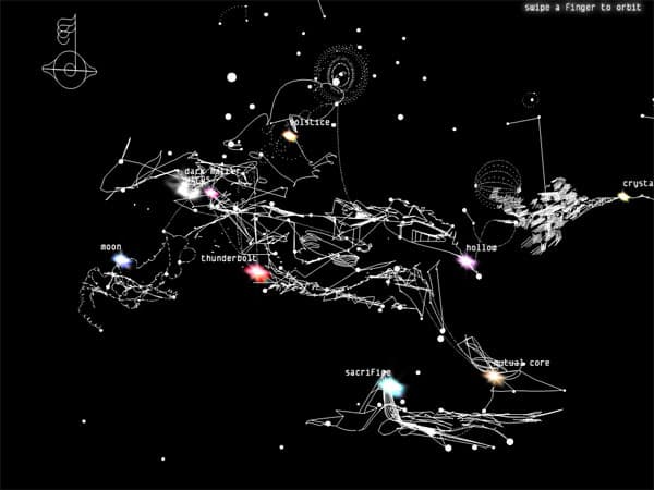 Приложение Bjork Biophilia App для iPad