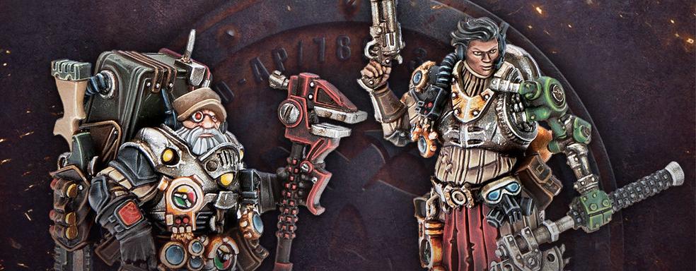 Warhammer: Necromunda board game developers showcase miniatures of Hagtor Yarlun and Aster Felsturn