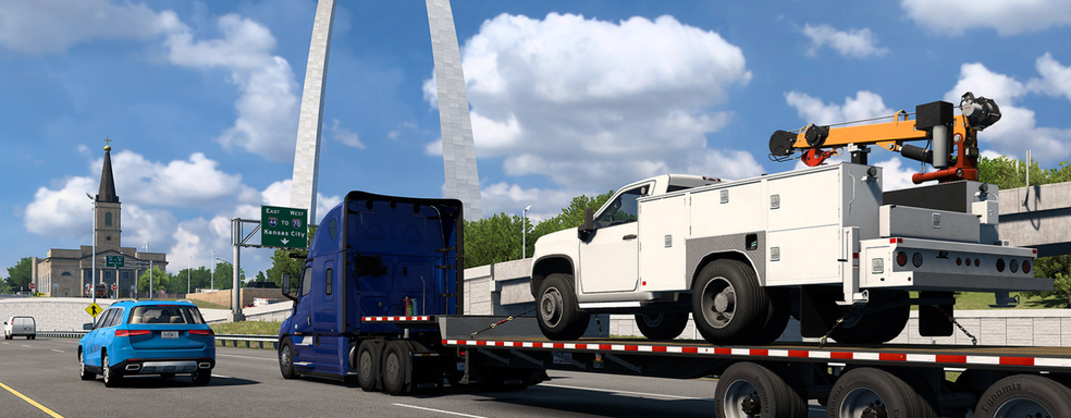 American Truck Simulator получит подземные склады в апреле — трейлер с датой релиза DLC про штат Миссури