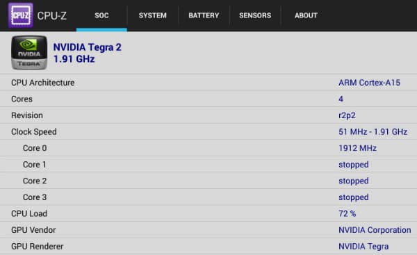 Скриншот Asus Transformer Pad Infinity