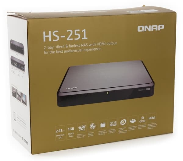 Упаковка QNAP HS-251 Упаковка QNAP HS-251
