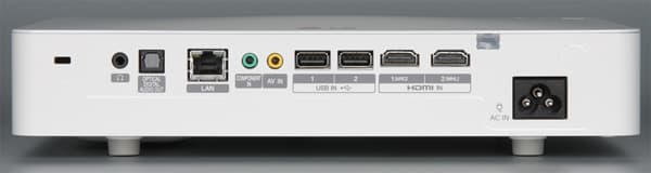 DLP-проектор LG PF80G, вид сзади
