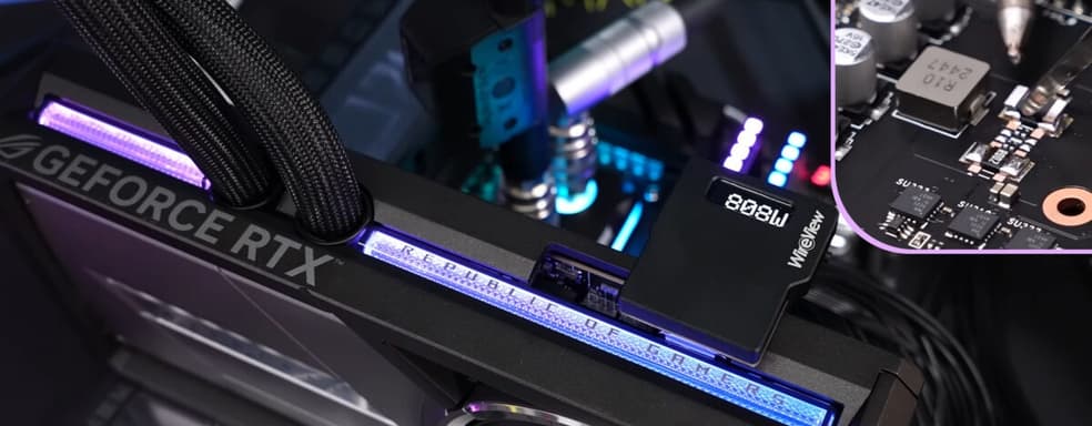 Разогнанная RTX 5090 с потреблением 800 Вт обошла профессиональную RTX Pro 6000 за $10 000