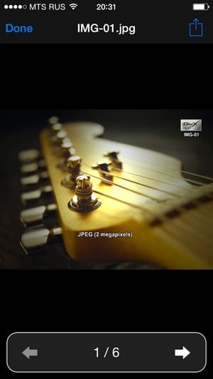 DashDrive Air Elite на iOS