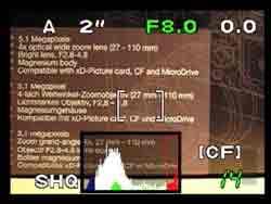 Olympus CAMEDIA C-5060 Меню