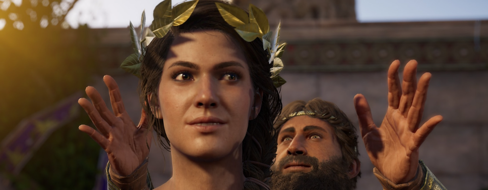 В Assassin's Creed Odyssey добавили рекламу, закрывающую экран. Ubisoft агрессивно продвигает AC Mirage