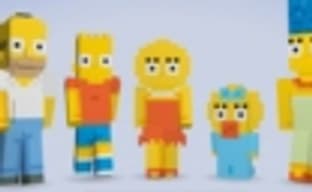 Заставка The Simpsons в Minecraft