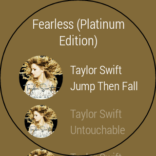 Скриншот Android Wear