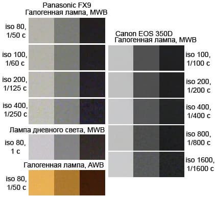 Panasonic Lumix DMC-FX9 Canon EOS 350D