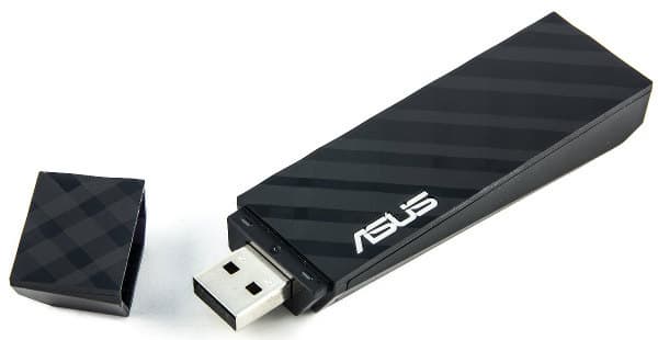 Внешний вид беспроводного адаптера ASUS USB-AC53 Внешний вид беспроводного адаптера ASUS USB-AC53