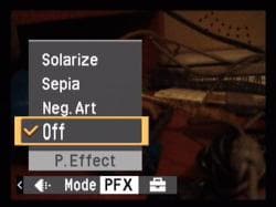 Sony Cyber-shot DSC T1 Menu