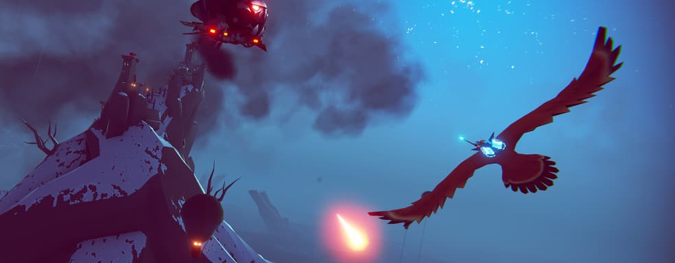 Бои огромных птиц в новой игре The Falconeer