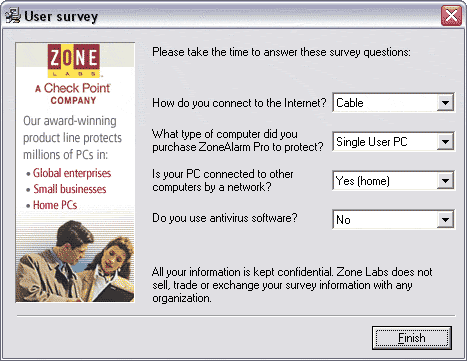 Заключительный этап установки