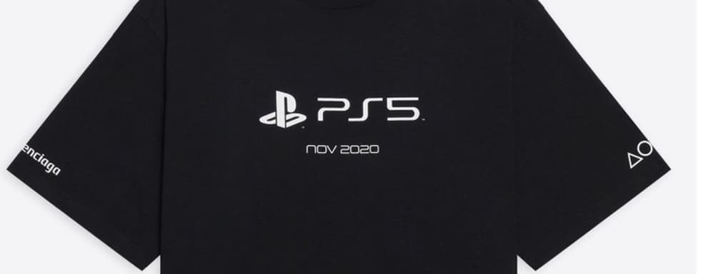 Для истинных сонибоев. Новая футболка PlayStation оценивается дороже, чем PS5